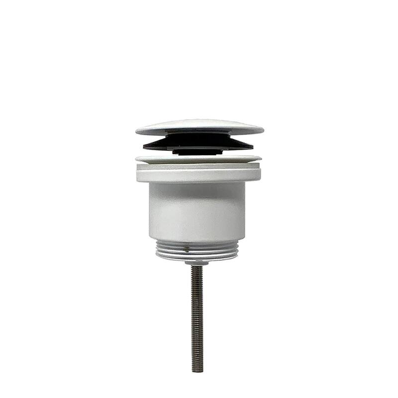 WS Bath Collections WSBC 00076 WSBC Fittings 1-3/8" Pop-Up Drain - Glossy White