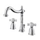 preview thumbnail 8 of 19, Kingston Brass Traditional 8 in. Widespread Bathroom Faucet Polished Chrome