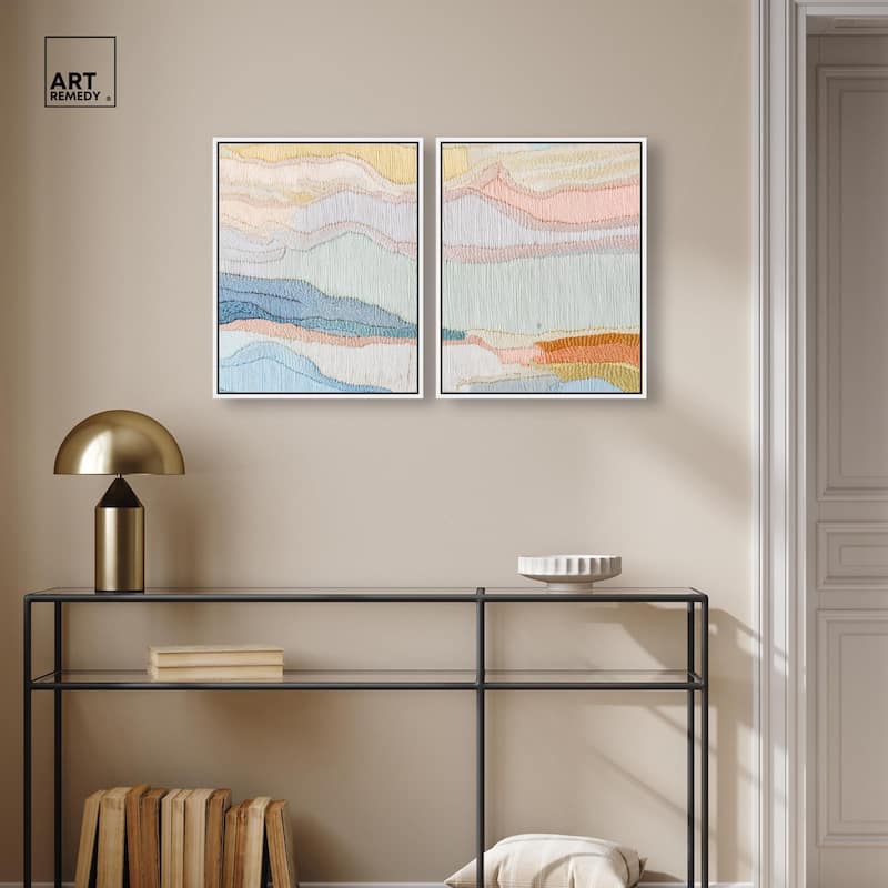 Gentle Breeze II Canvas Set of 2 by Art Remedy