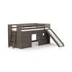 preview thumbnail 6 of 32, Max and Lily Farmhouse Twin Low Loft with Slide