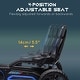 preview thumbnail 4 of 6, Outdoor Kids Pedal Go Kart, Adjustable Seat, Handbrake, Swing Axle with EVA Wheels, Perfect for Boys and Girls 3-8 Years Old