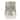 Creative Scents Brushed Nickel Silver Gray Bathroom Trash Can - grey
