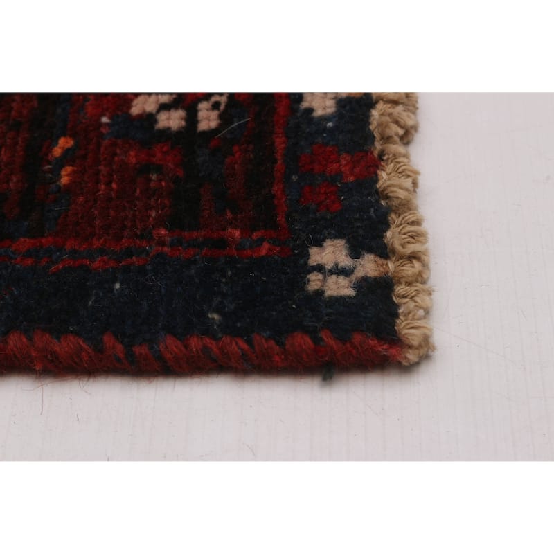 ECARPETGALLERY Hand-knotted Anadol Red Wool Rug - 3'1 x 10'7
