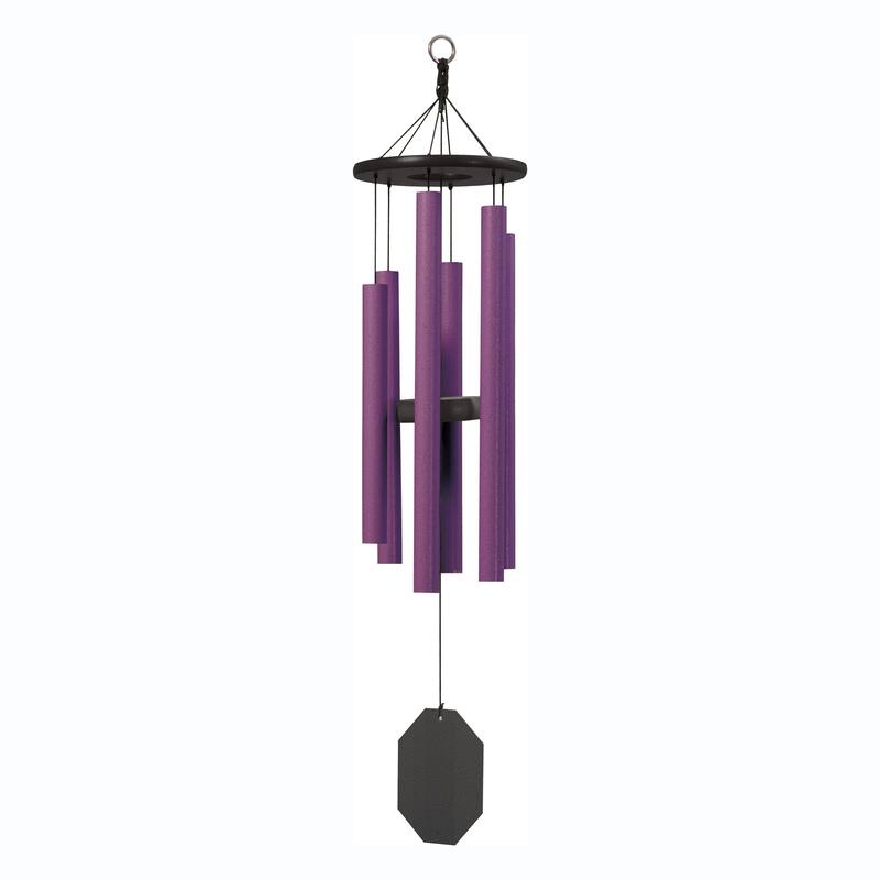 OUTDOOR LEISURE PRODUCTS Model 107MP Wind Chime made with powder coated Aluminum tubes