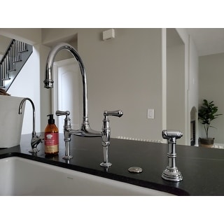 Rohl Perrin & Rowe Georgian Era Bridge Kitchen Faucet with ...