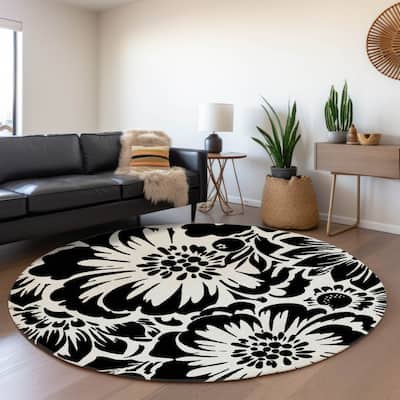 Premium Washable Super Soft Modern Floral Mayfield Rug