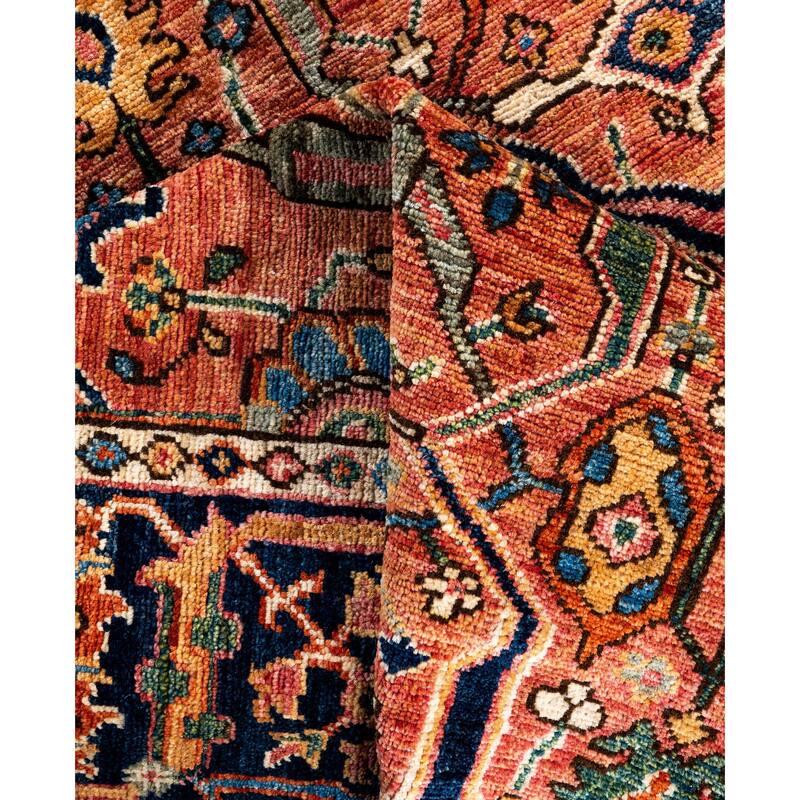 Serapi One-of-a-Kind Hand-Knotted Area Rug - Pink - 4' 0" x 5' 10"