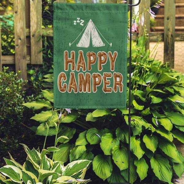 Shop Green Baby Happy Camper Screen Brown Hiking Vintage Kids Park