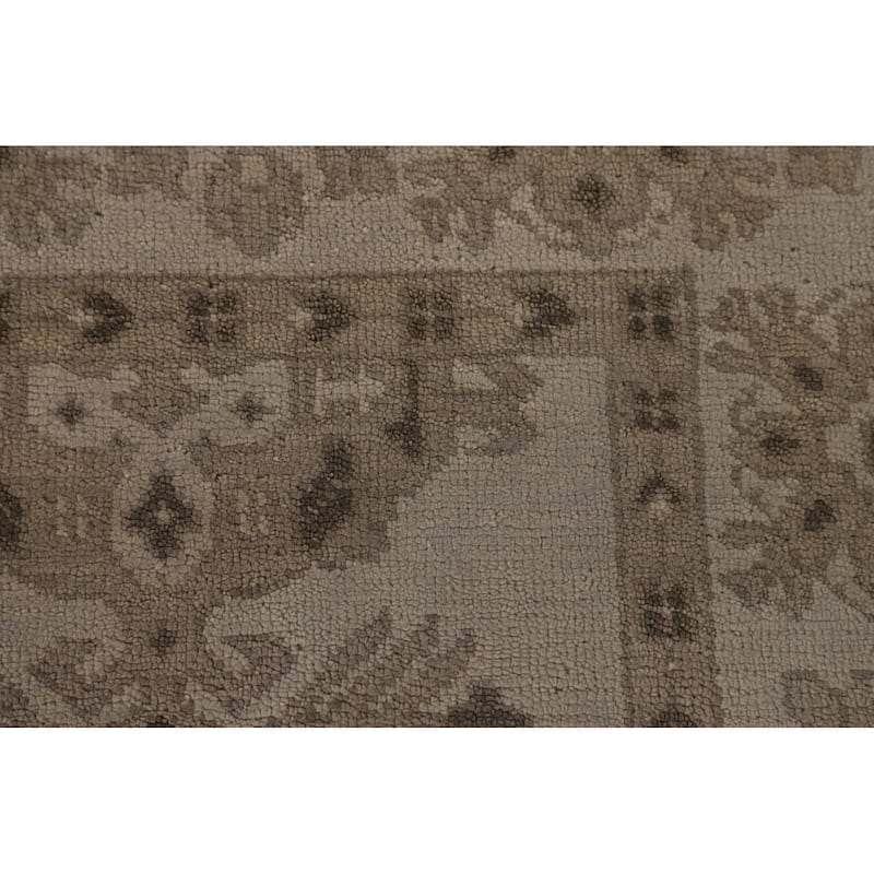 Earth Tone Oushak Oriental Area Rug Handmade Living Room Wool Carpet - 6'0"x 9'0"