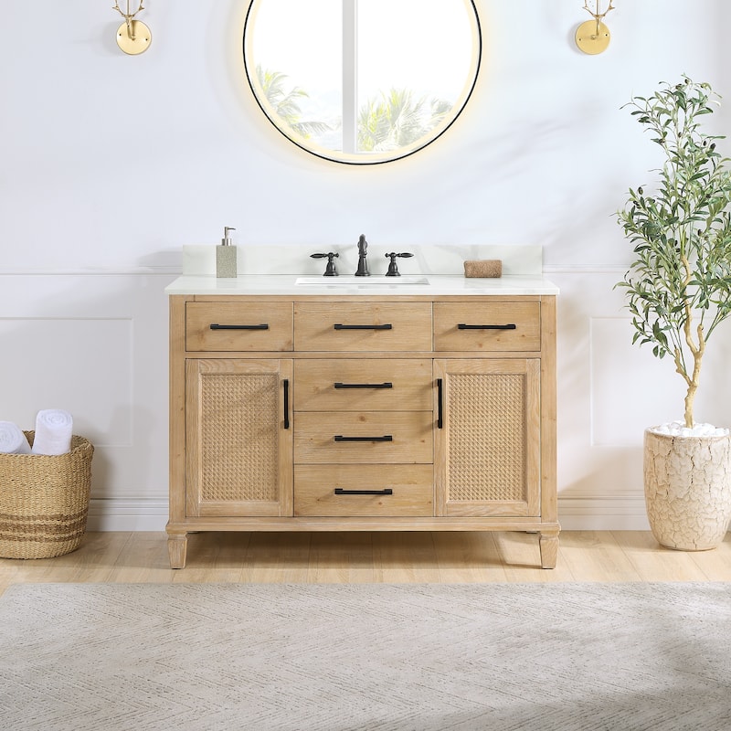 Altair Solana Bath Vanity Base without Top and Sink, no Mirror