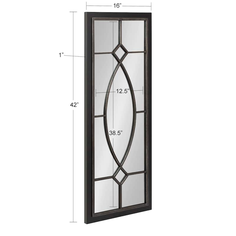 Kate and Laurel Bakersfield Wood Framed Mirror