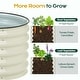 preview thumbnail 7 of 22, Aoodor 4 in 1 Modular Aluzinc Metal Raised Garden Bed - Outdoor Garden Planter Box for Vegetable, Flower, Herb