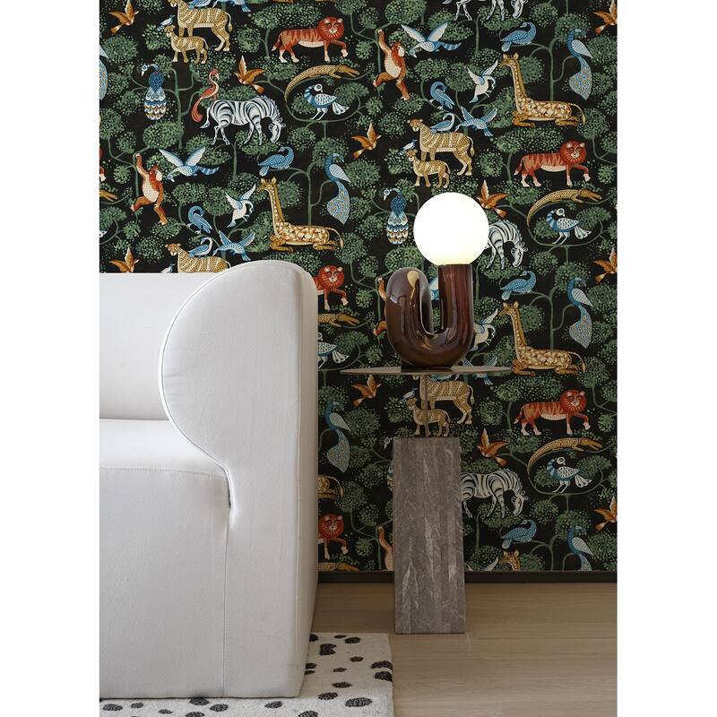 A-Street Prints Rigby Multicolor Jungle Animals Wallpaper