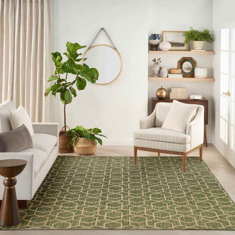 Nourison Horizon Indoor/Outdoor Geometric Area Rug