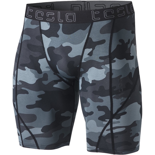 tesla men's compression shorts