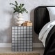 preview thumbnail 7 of 56, Callista Modern Ceramic Tiled Cube Side Table, Square Mosaic Pedestal Accent End Table for Living Room Bedroom - 14 X 14 X 18