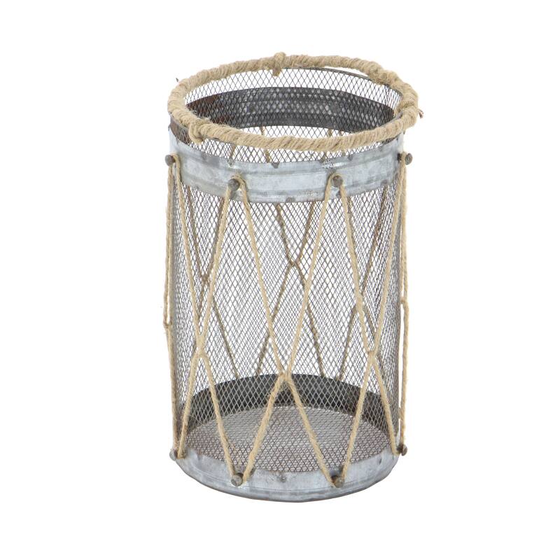 Silver Metal Decorative Indoor Outdoor Candle Lantern (Set of 3)