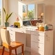 preview thumbnail 10 of 26, Boahaus Elara Extra-Large Vanity Desk with 11 Drawers – Smart LED Mirror & Speakers, Hollywood Lights, or Standard Mirror