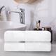Miranda Haus Absorbent Zero Twist Cotton Bath Towel (Set of 2)