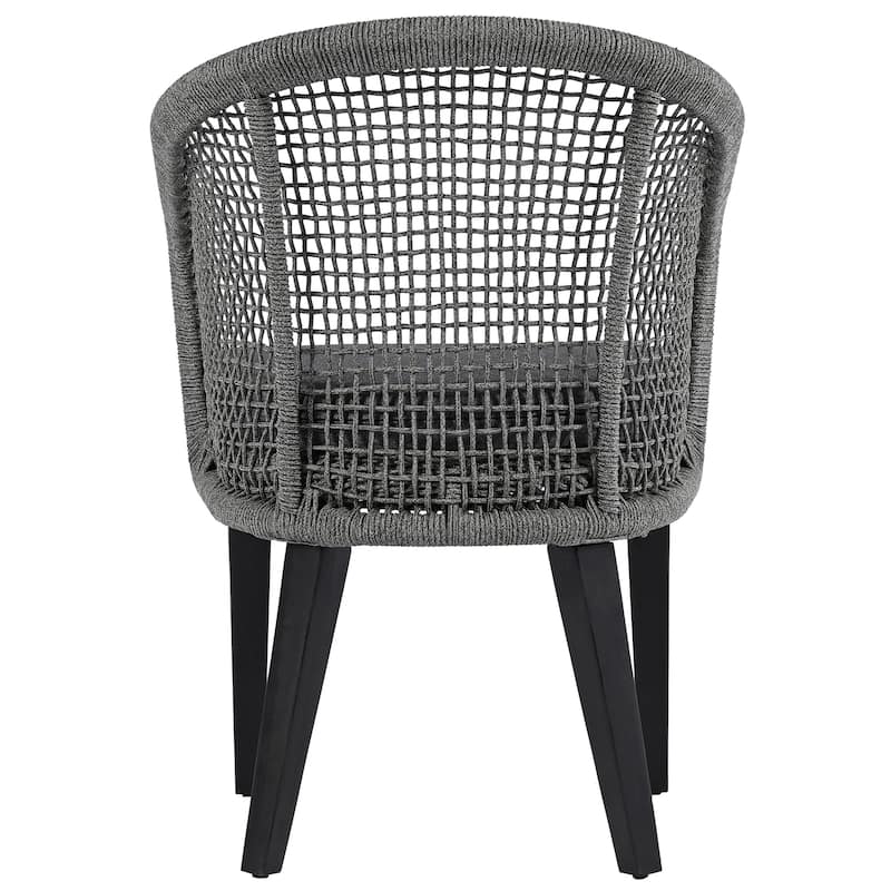 SAFAVIEH Outdoor Living Saxon Rope Chair (Set Of 2) - 24"W x 25"D x 33"H