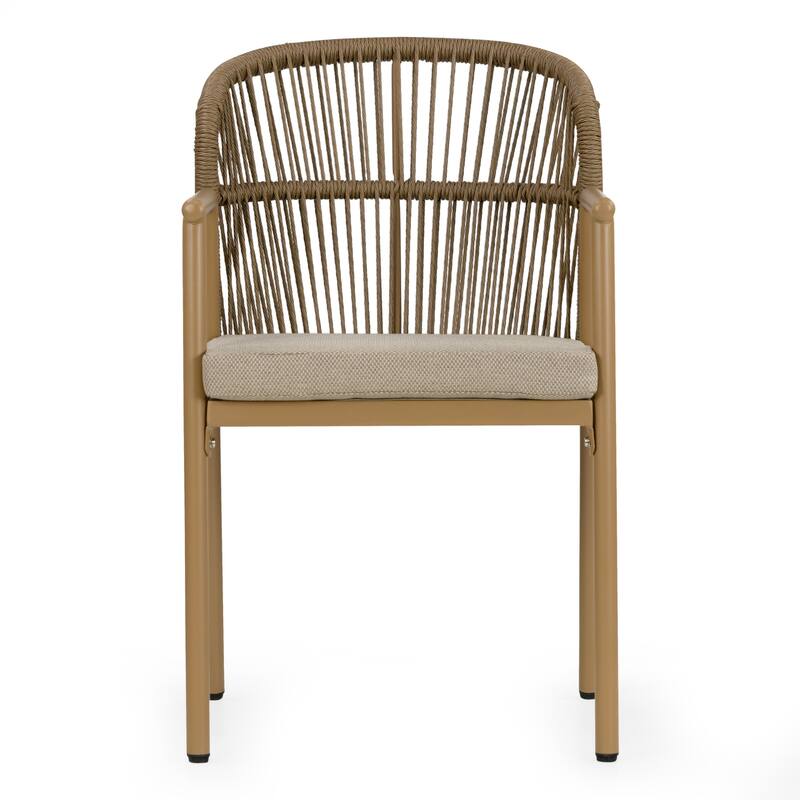 Bina Brown Outdoor Dining 4 Seats Set