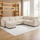 Option Beige/6-Seat Sofa