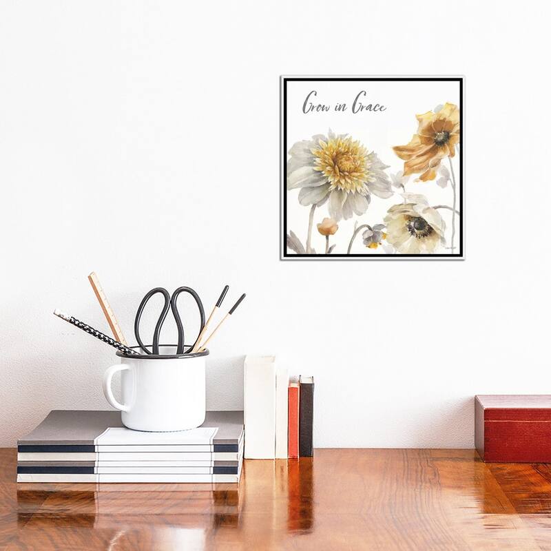 iCanvas "Fields of Gold II Grace" by Lisa Audit Framed Canvas Print