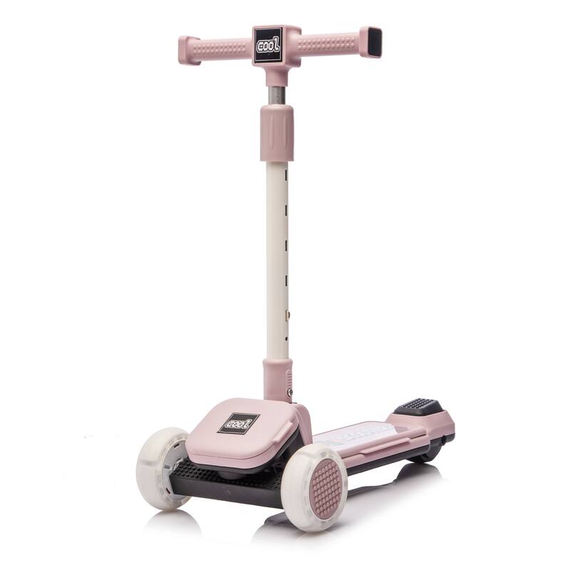 Anmytek Kids Ride On 3-Wheel Scooter W/Buildable blocks, PU flashing wheels and Folding Kick Scooter