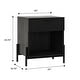 preview thumbnail 20 of 37, Walker Edison Modern Fluted-Drawer Nightstand