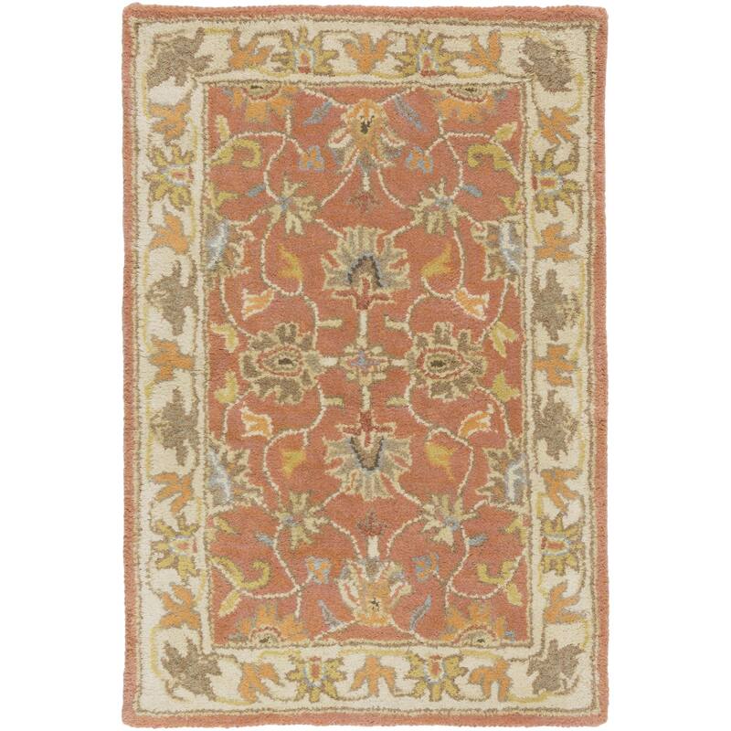Livabliss Caesar Updated Traditional Border Area Rug.