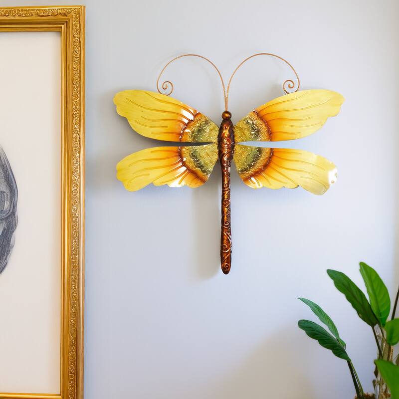 Dragonfly Wall Decor Sunflower