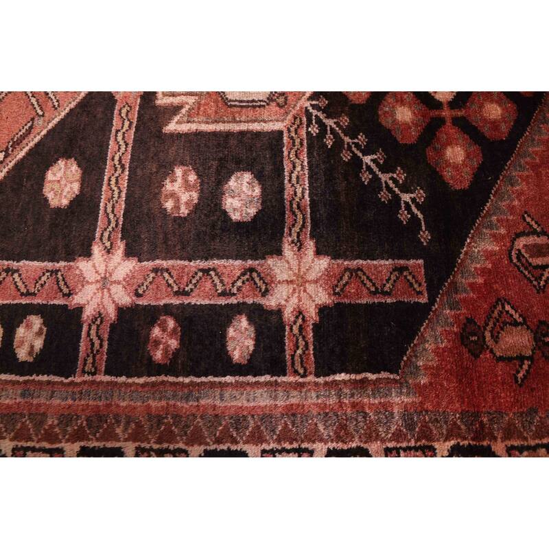 ECARPETGALLERY Hand-knotted Konya Anatolian Black, Red Wool Rug - 3'8 x 9'11