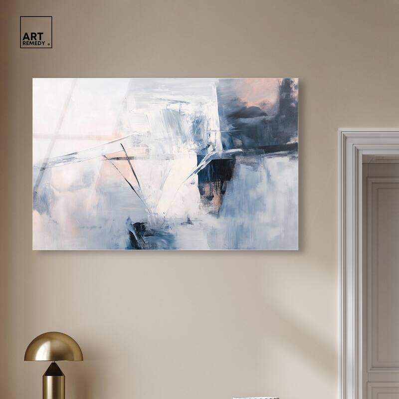 Blue Rapture I Acrylic by Art Remedy, Ready to Hang