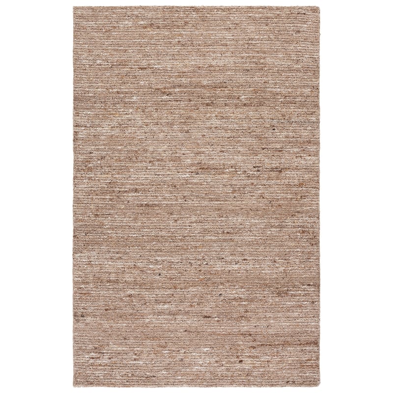 SAFAVIEH Handmade Earthly Treasure Ploumi Traditional Wool Rug - 4' x 6' - Brown