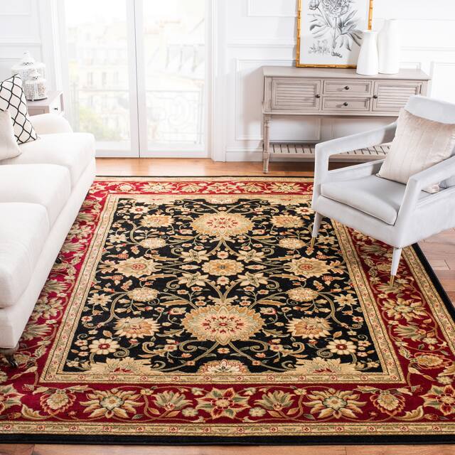 SAFAVIEH Lyndhurst Ambrogina Traditional Area Rug - 8' x 10' - Black/Red