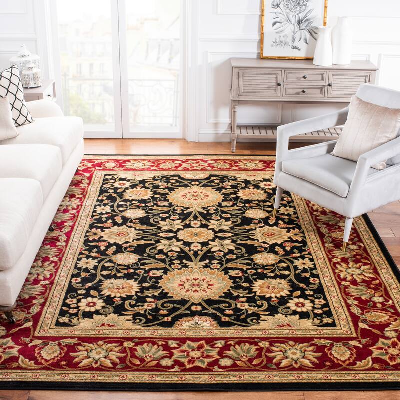 SAFAVIEH Lyndhurst Ambrogina Traditional Area Rug - 8' x 10' - Black/Red