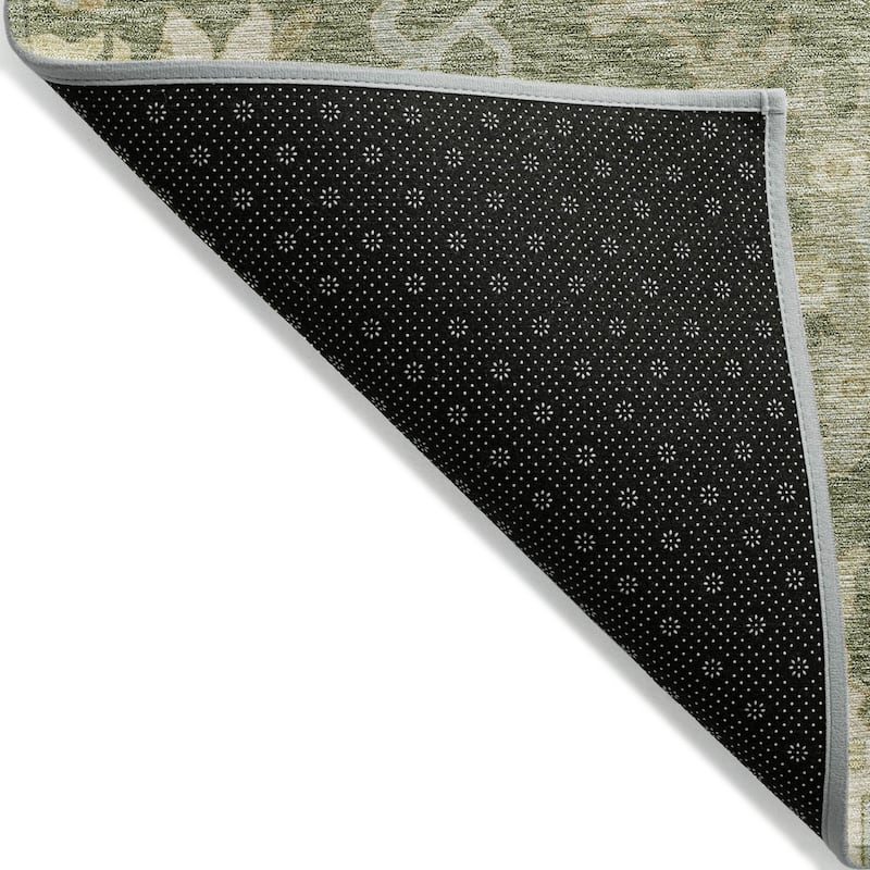 HomeRoots Floral Traditional Rectangle Outdoor Rug