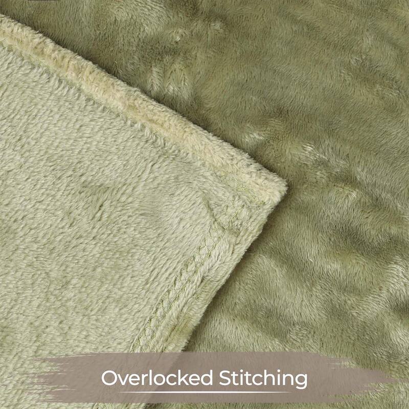 Superior Fleece Plush Medium Weight Soft Fluffy Decorative Blanket