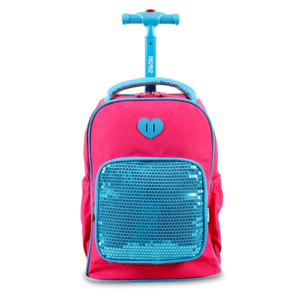 Top Product Reviews For J World Sparkle Kids 15 Inch Rolling Backpack Overstock