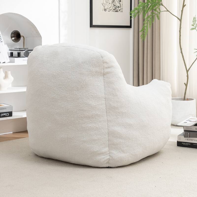 Bean Bag Chair Soft Fluffy Lazy Sofa with Memory Foam