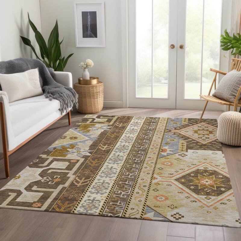 Premium Washable Super Soft Boho Global Aniston Mayfield Rug