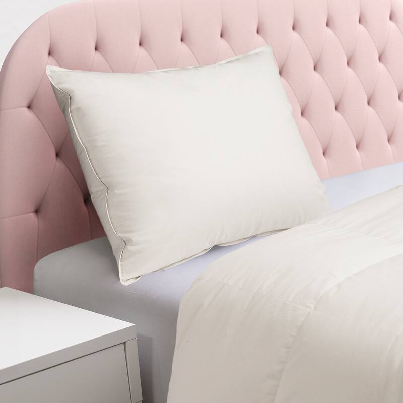 Allied Home Living Prime Feather Unbleached Cotton Pillow