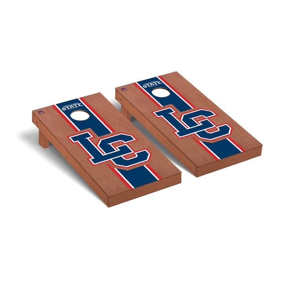 slide 2 of 5, Lewis Clark Warriors Rosewood Cornhole Board Set