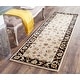 preview thumbnail 2 of 10, SAFAVIEH Handmade Stratford Ludgera Traditional Oriental Wool Rug 2'3" x 7' Runner - Ivory/Black - Runner