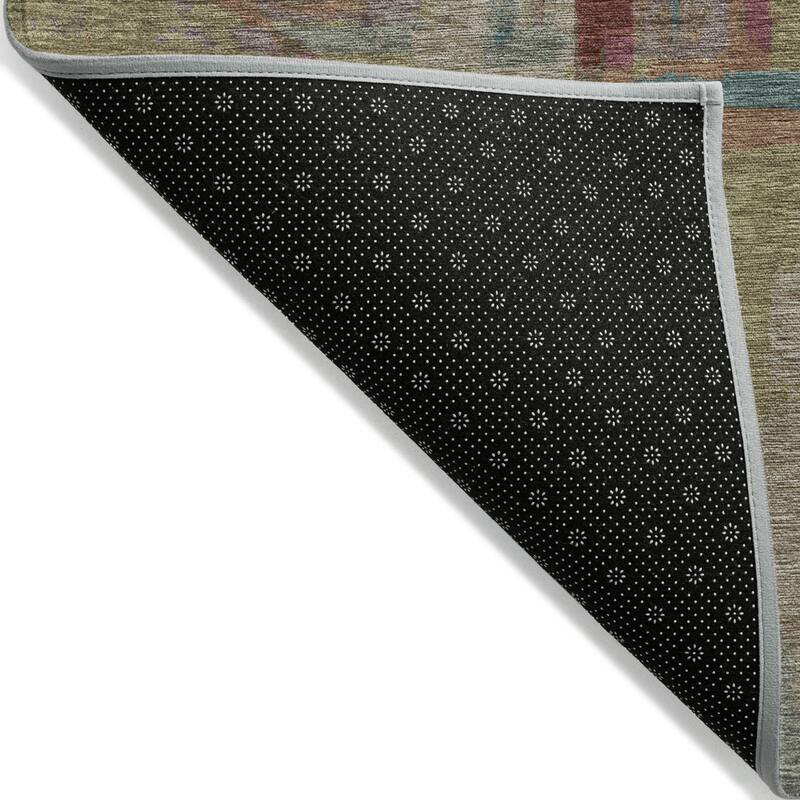 HomeRoots Geometric Transitional Rectangle Outdoor Rug