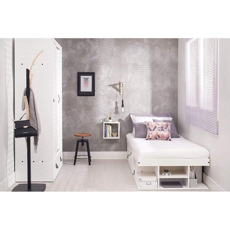 Copper Grove Rivne Storage Platform Bed with Drawers and Shelves
