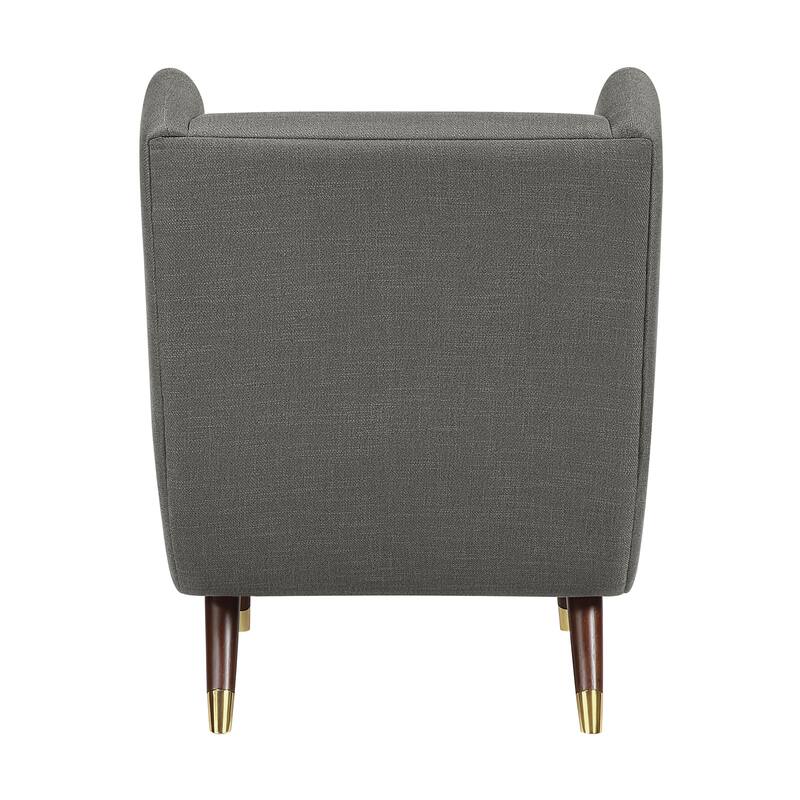 Edmund Textured Fabric Accent Chair