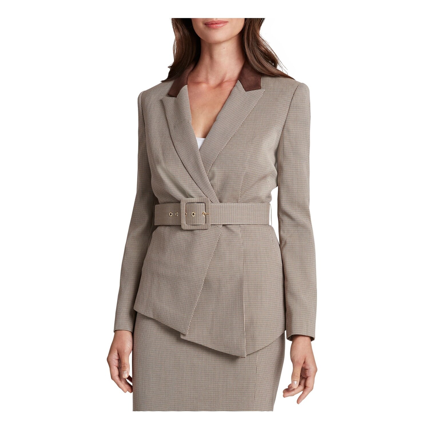 tahari houndstooth jacket