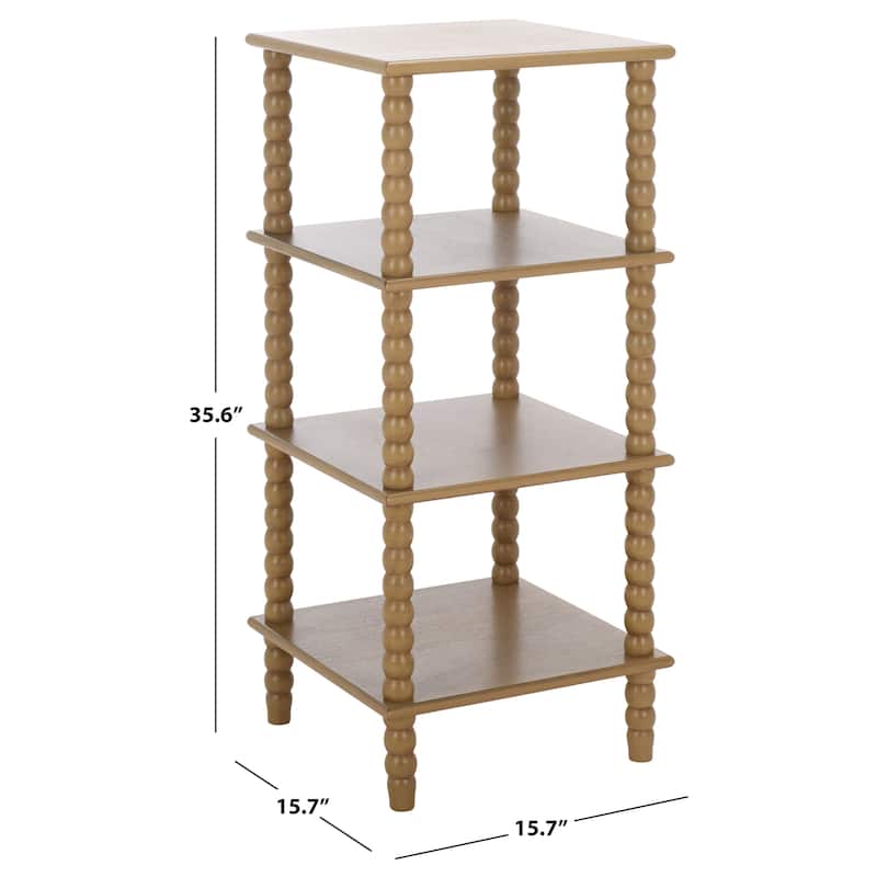 SAFAVIEH Dilyn 4-Tier Shelving Unit - 16"W x 16"D x 36"H