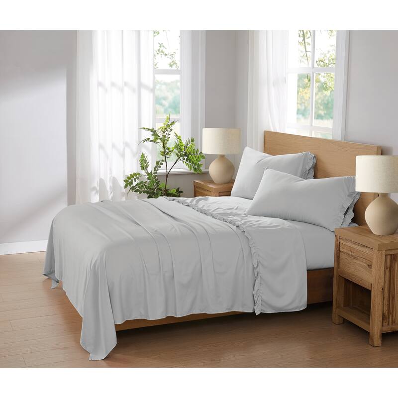 Truly Soft Solid Ruffle Sheet Set